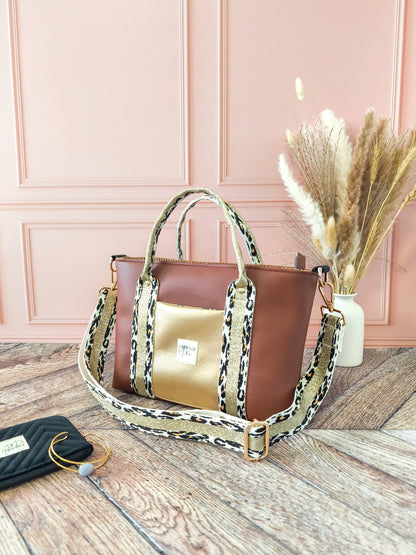 Cabas Chloé – Édition Acajou Doré