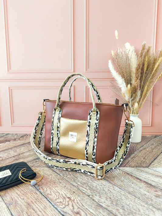 Cabas Chloé – Édition Acajou Doré