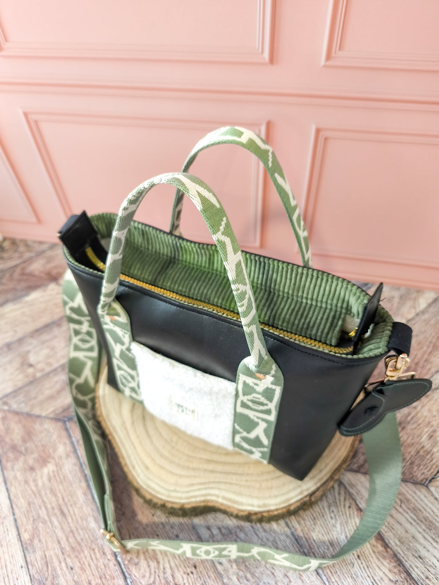 Sac Chloé - Édition Vert Sauge & Écru