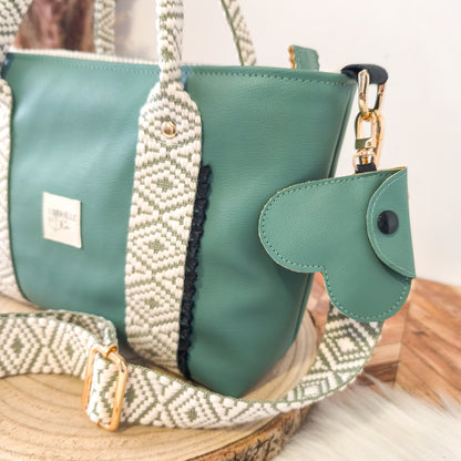 Cabas Chloé - Douceur Vert eucalyptus - Édition limitée