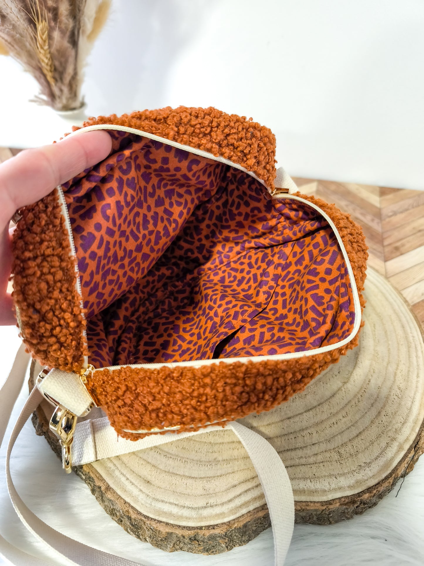 Sac Cœur Personnalisable – Velours, Moumoute ou Simili Cuir