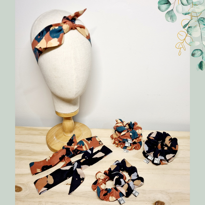 Bandeau à nouer et chouchou