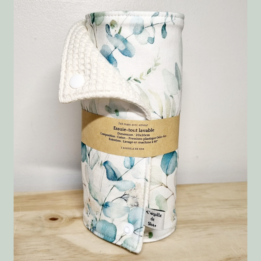 Rouleau essuie-tout lavable