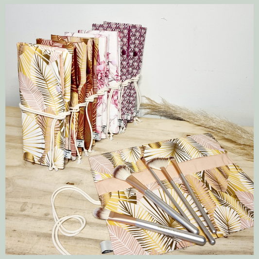 Etui à pinceaux de maquillage